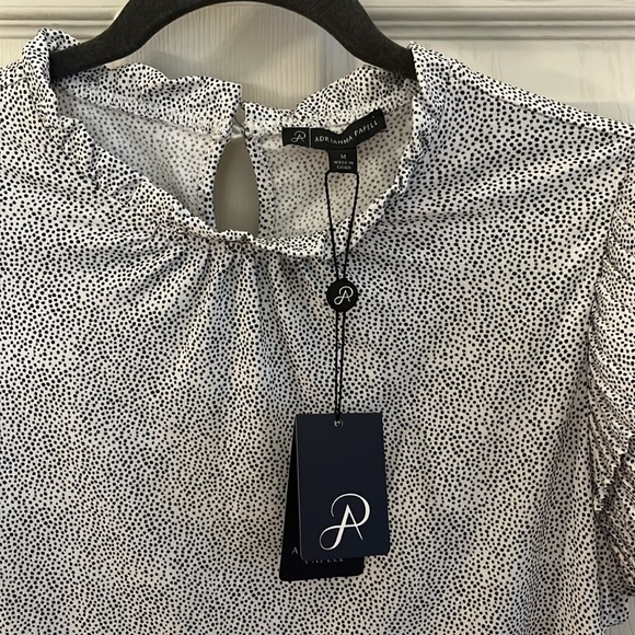 Adrianna Papell Patterned blouse - MEDIUM - Picture 6 of 9